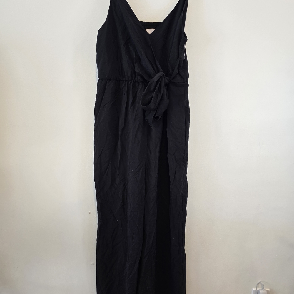 Chelsea Chic Black Sleeveless Jumpsuit Size M Nwot** Has Flaw**